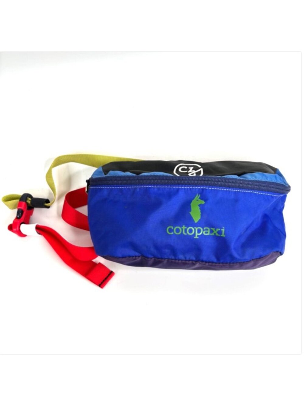 Cotopaxi Bataan 3L Del Dia Fanny Pack Multicolor Waist Belt Bag Travel Blue READ